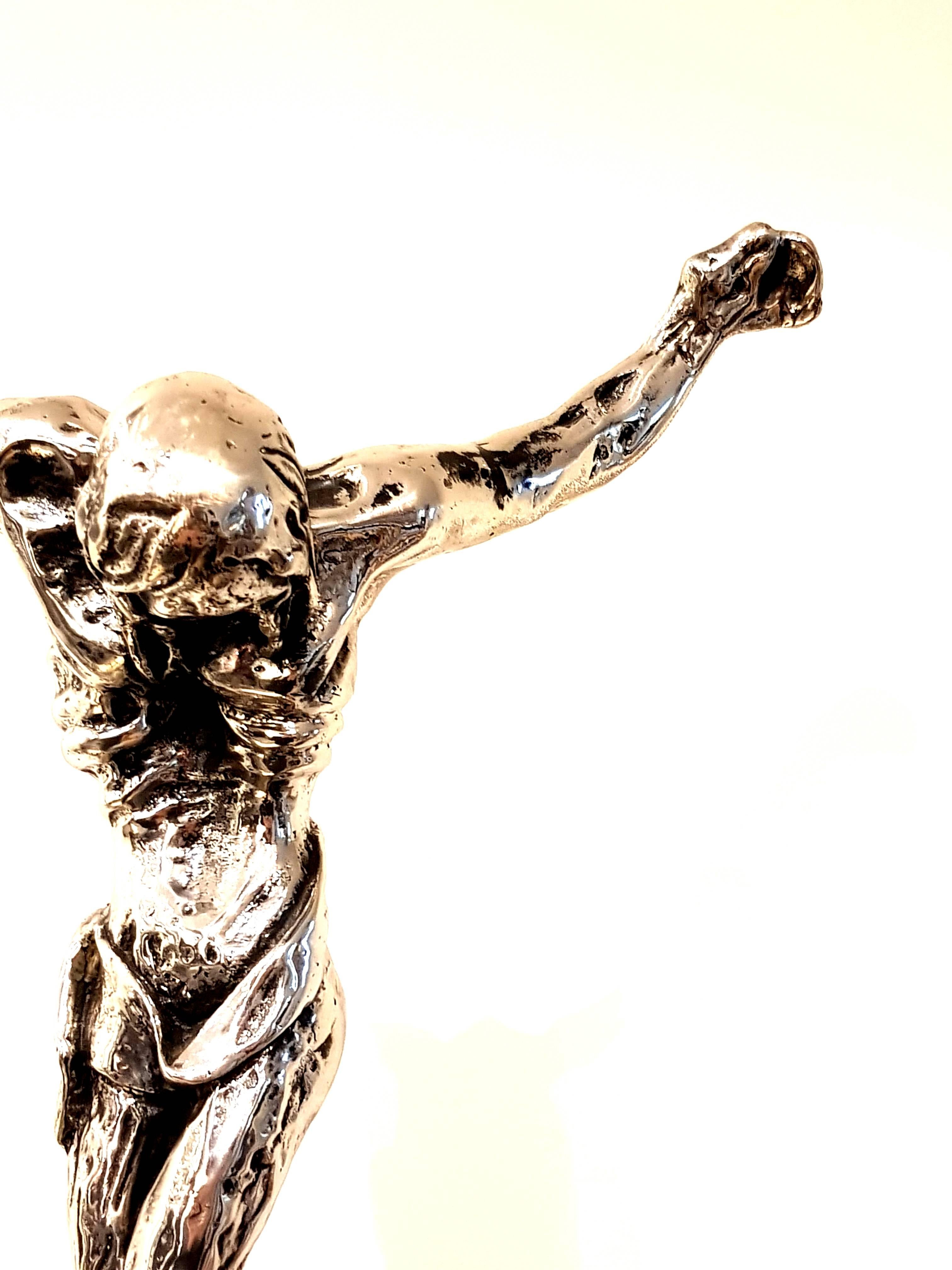 Dali -  „Christ des heiligen Johannes des Kreuzes“ – Skulptur aus massivem Silber, signiert 7