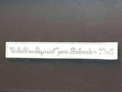 Salvador Dali - Chevalier espagnol - Sculpture en argent bas-relief