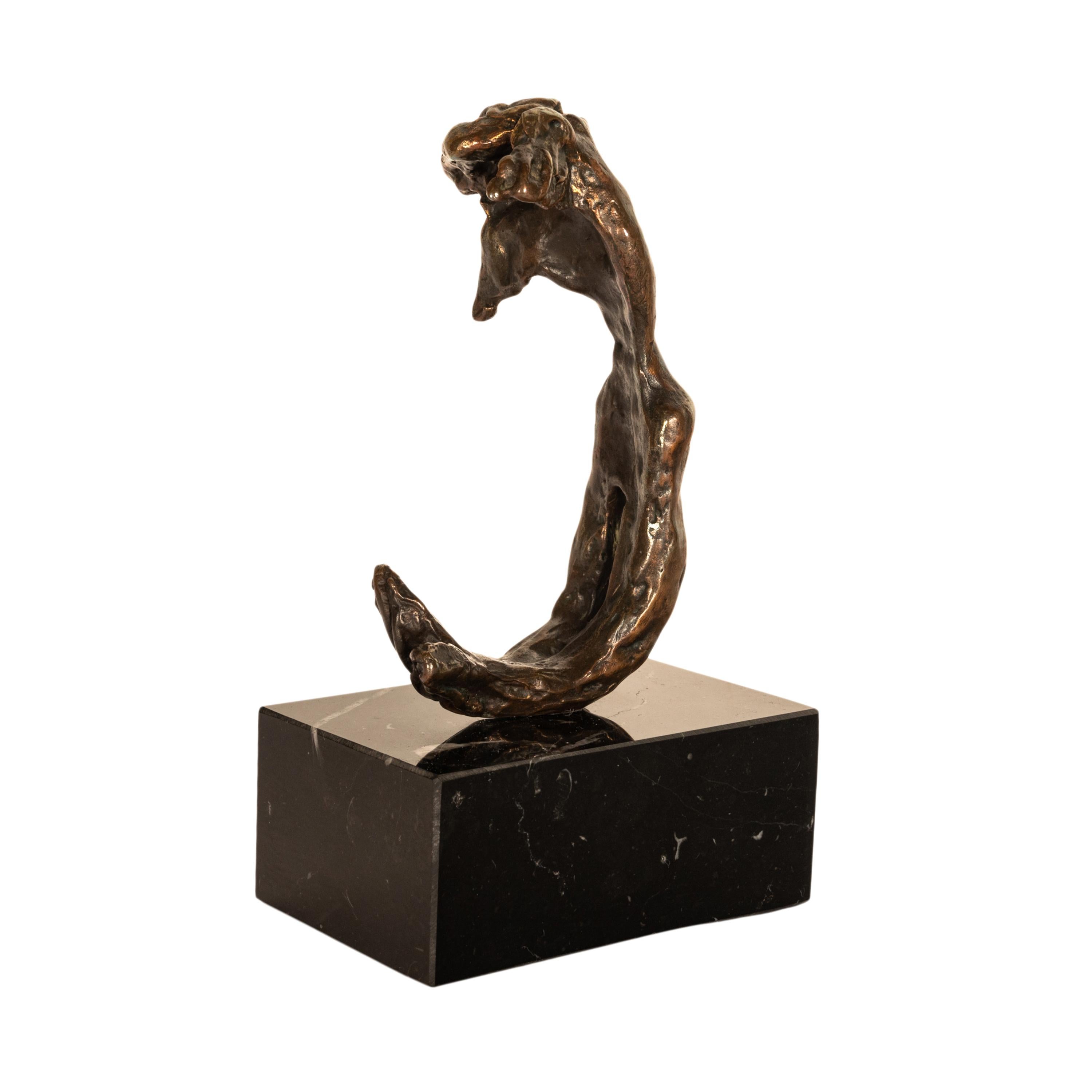 Surrealist Bronze Sculpture Statue 
