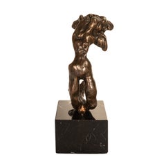 Statue surréaliste de l'ange de la victoire, 1974, signée Dali