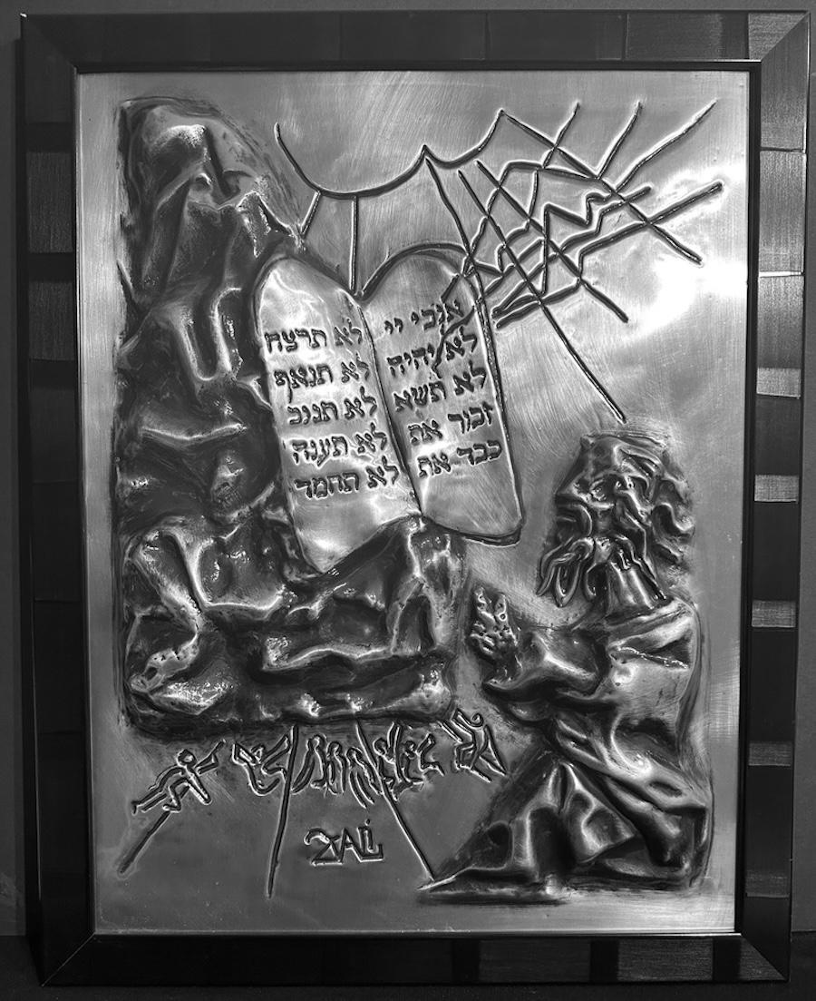 The 10 Commandments Platinum Bas Relief