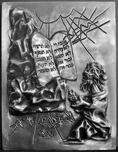 The 10 Commandments Platinum Bas Relief