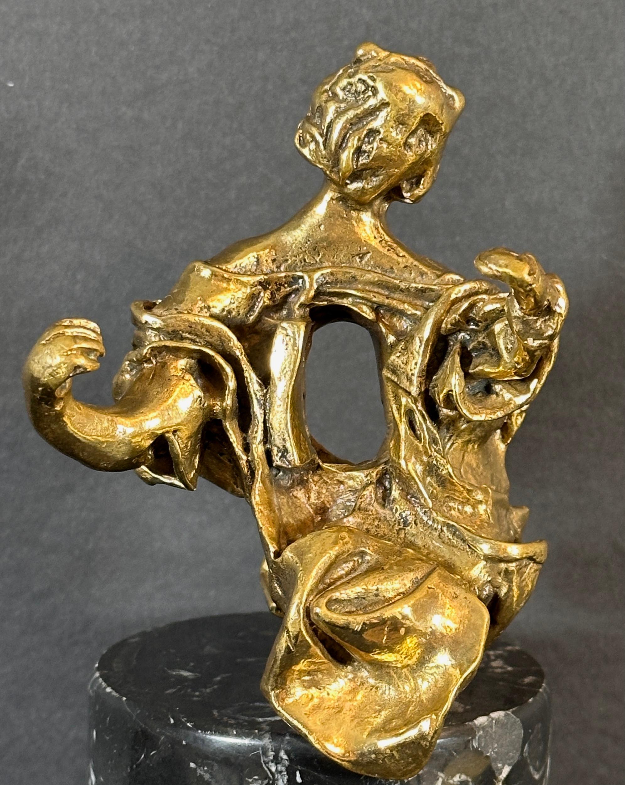 The Madonna of Port Lligat Sculpture - Figurative Sculpture Oro de Salvador Dalí