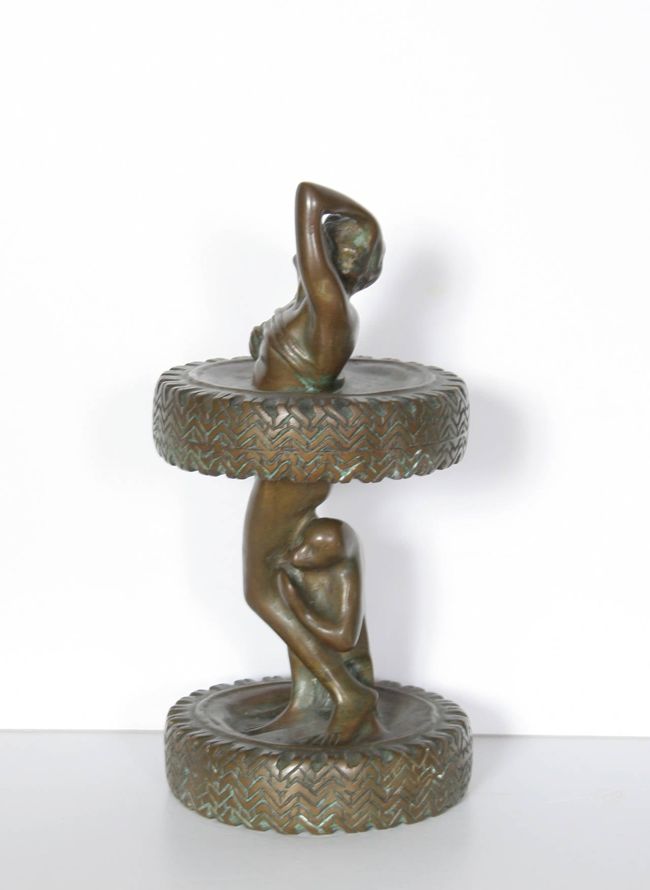 Artist: Salvador Dali, Spanish (1904 - 1989)
Title: The Michelin Slave
Year: 1967
Medium: Bronze Sculpture, Signature and number inscribed
Edition: 5/6 
Size: 12 in x  6 in d. (30.48 cm) 

Reference: Figure 283 in 