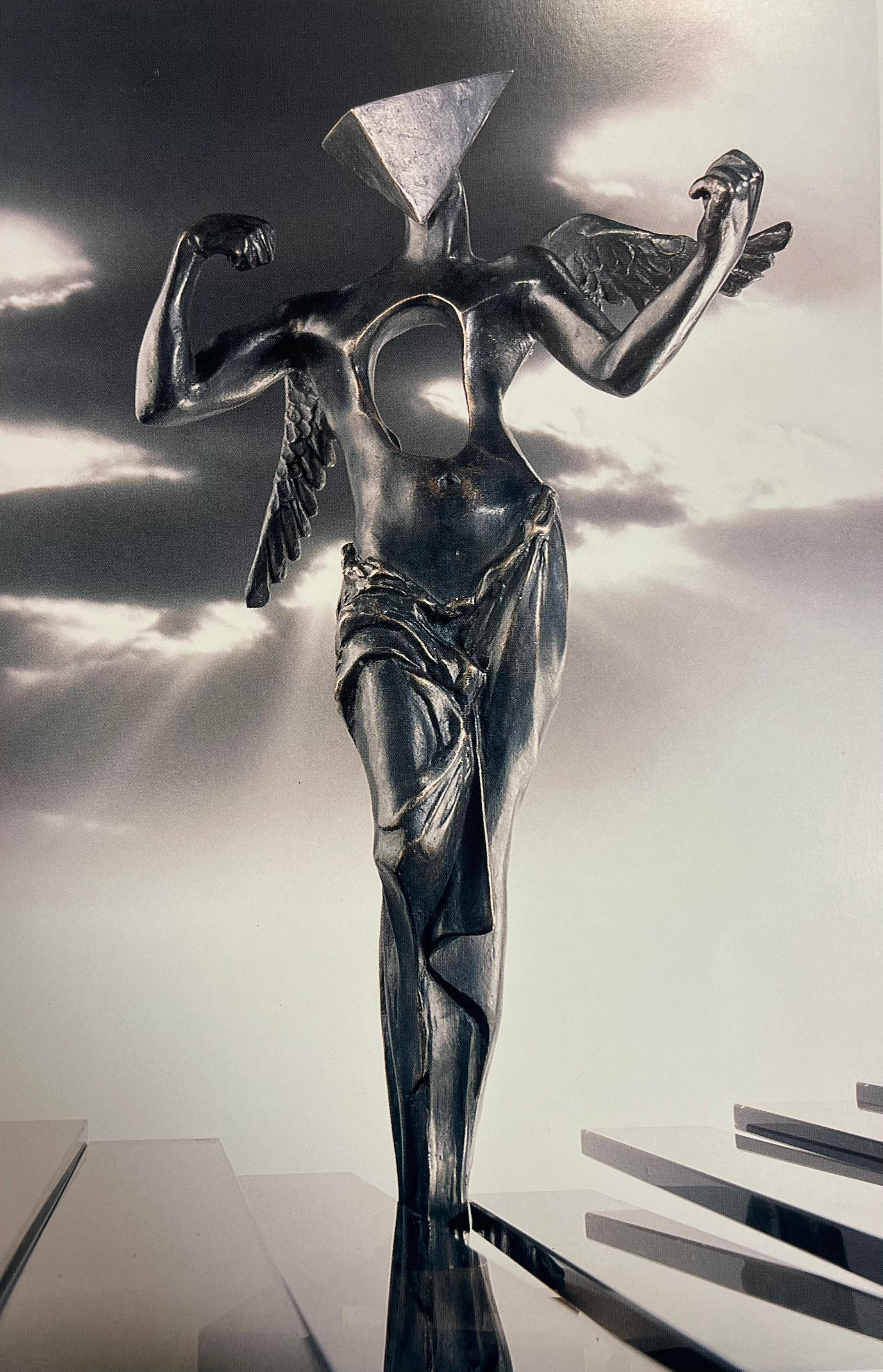 L'ange surréaliste (sculpture en bronze, 1983) 2