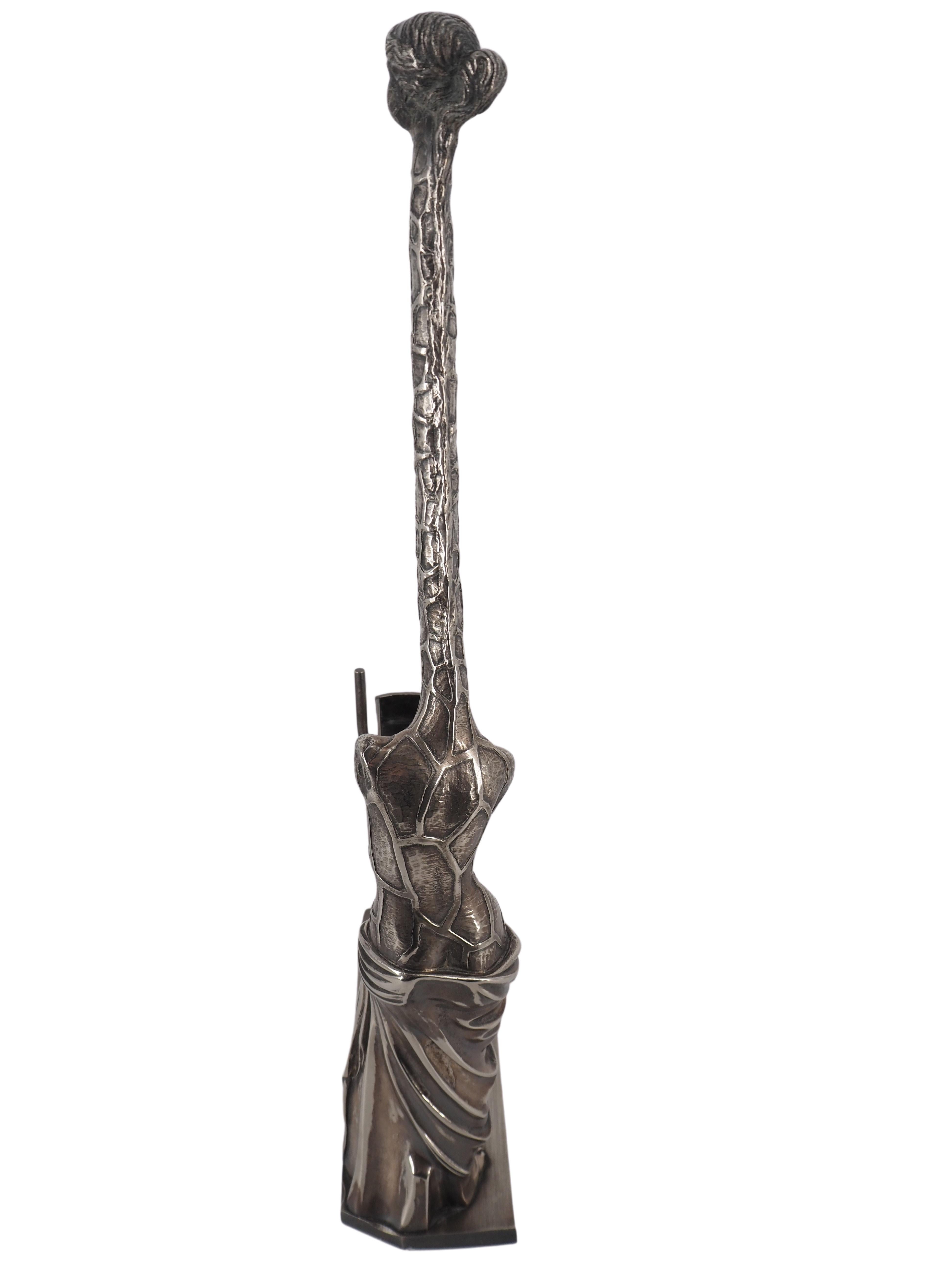 Venus Giraffen mit Schubladen - Bronzeskulptur SIGNED (Descharnes #69) 2