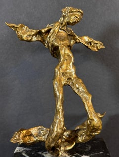 Winged Triton Sculpture