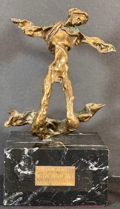 Winged Triton (Triton Alado) Bronze Sculpture