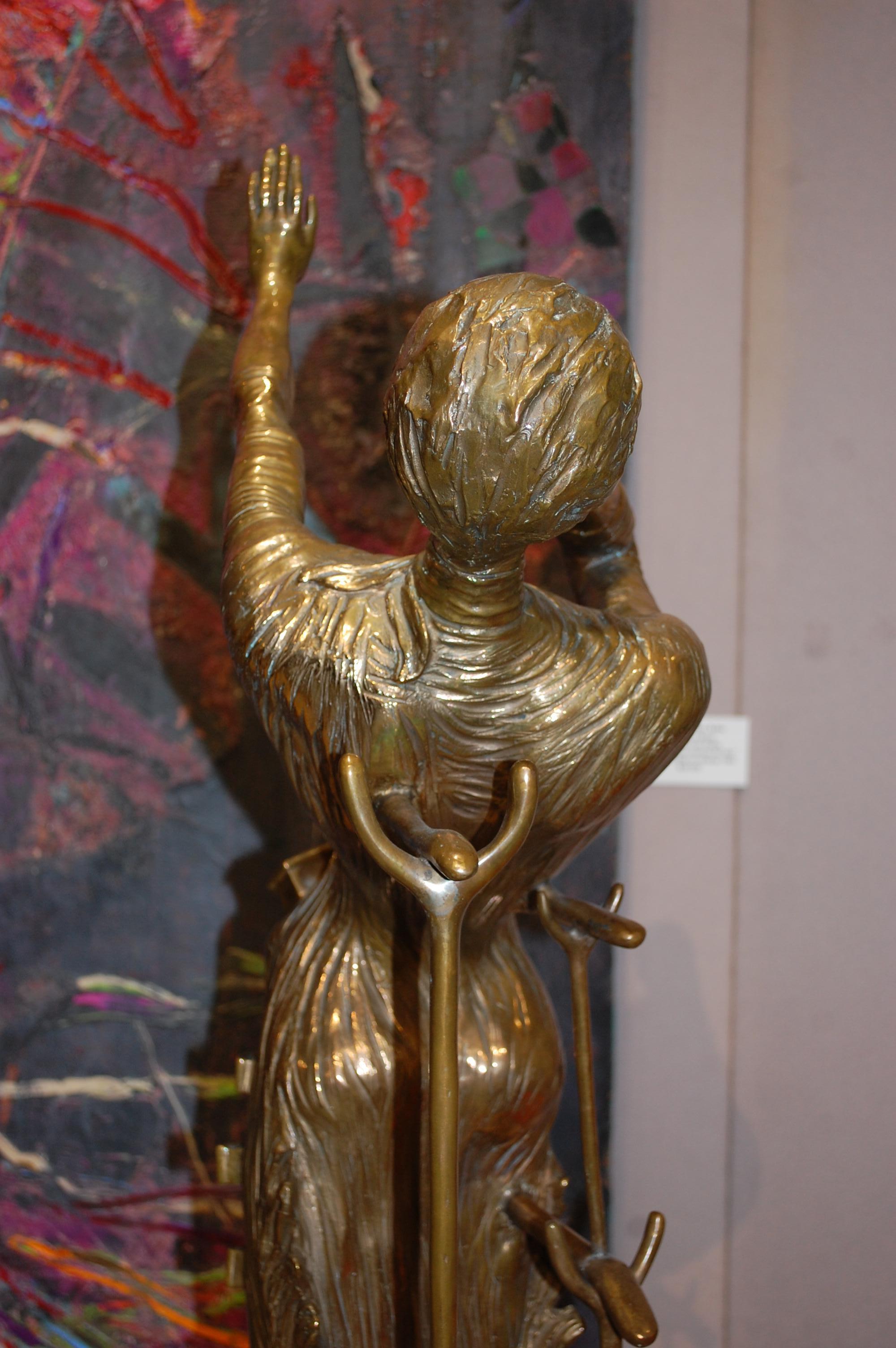 Mujer en llamas Escultura grande Salvador Dalí 1980 6