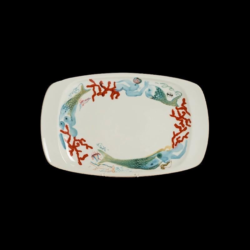 Porcelaine de service Salvador Dali 113 pièces 1977 Édition limitée N577/1000 en vente 6