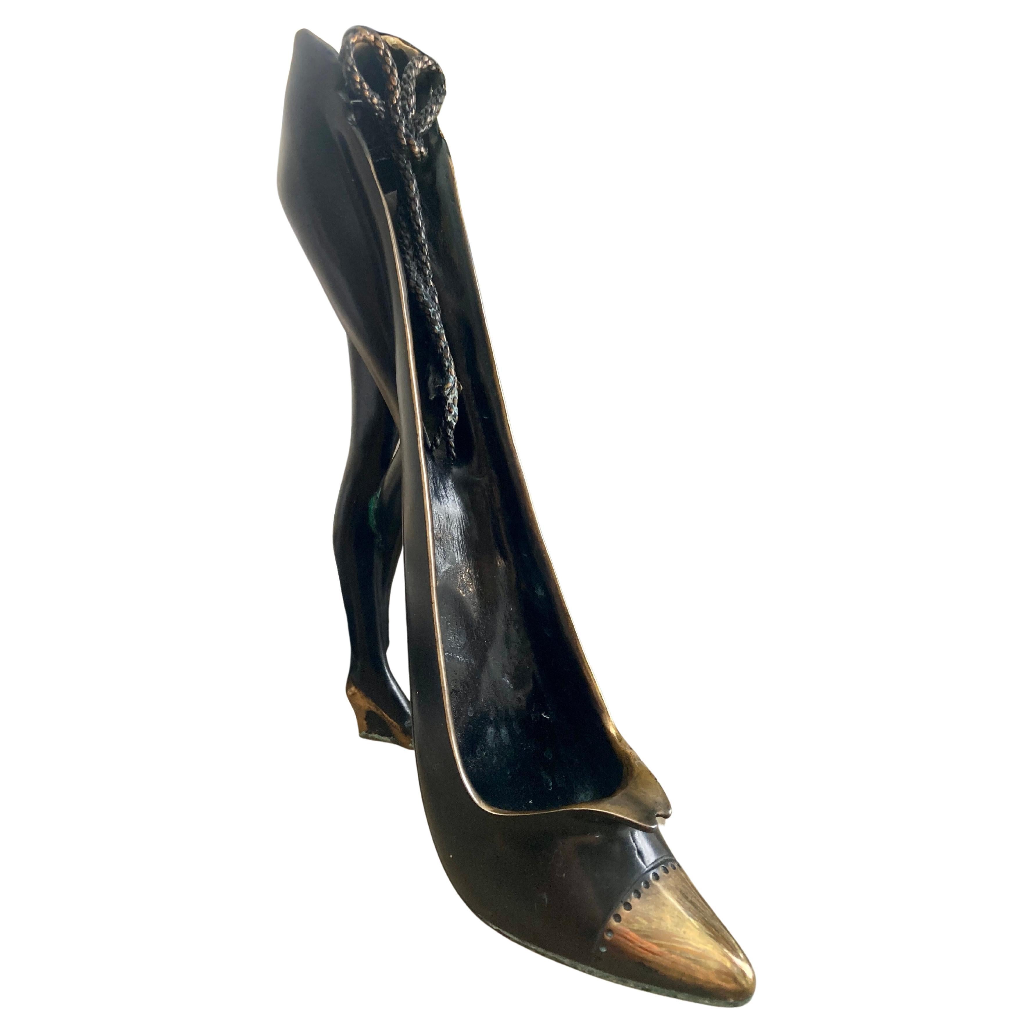 Salvador Dali "Shoe " bronze/metal sculpture , Venturi Arte mark stamped 251/500