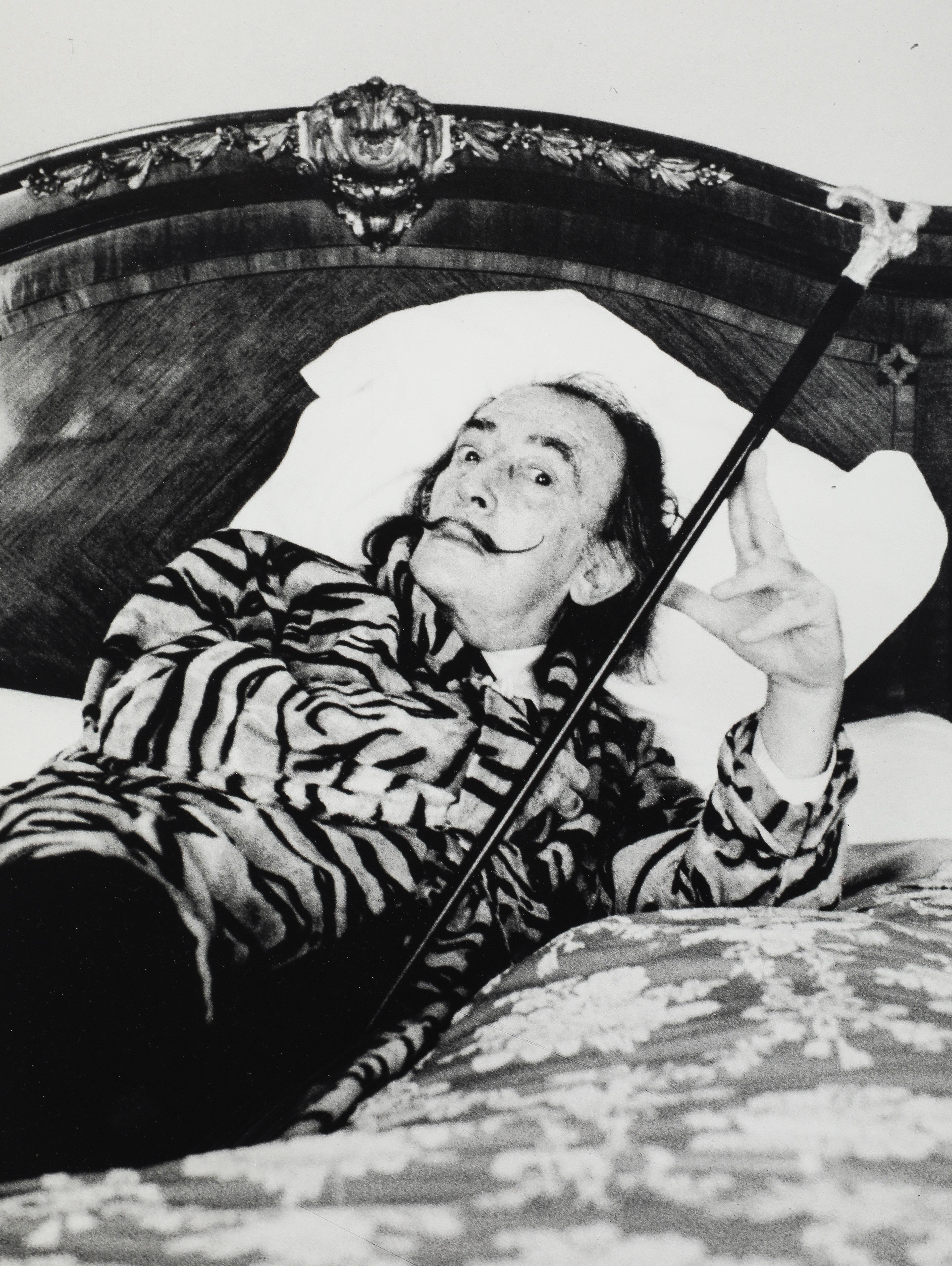 French Salvador Dali, Signed by Helmut Newton For Sale