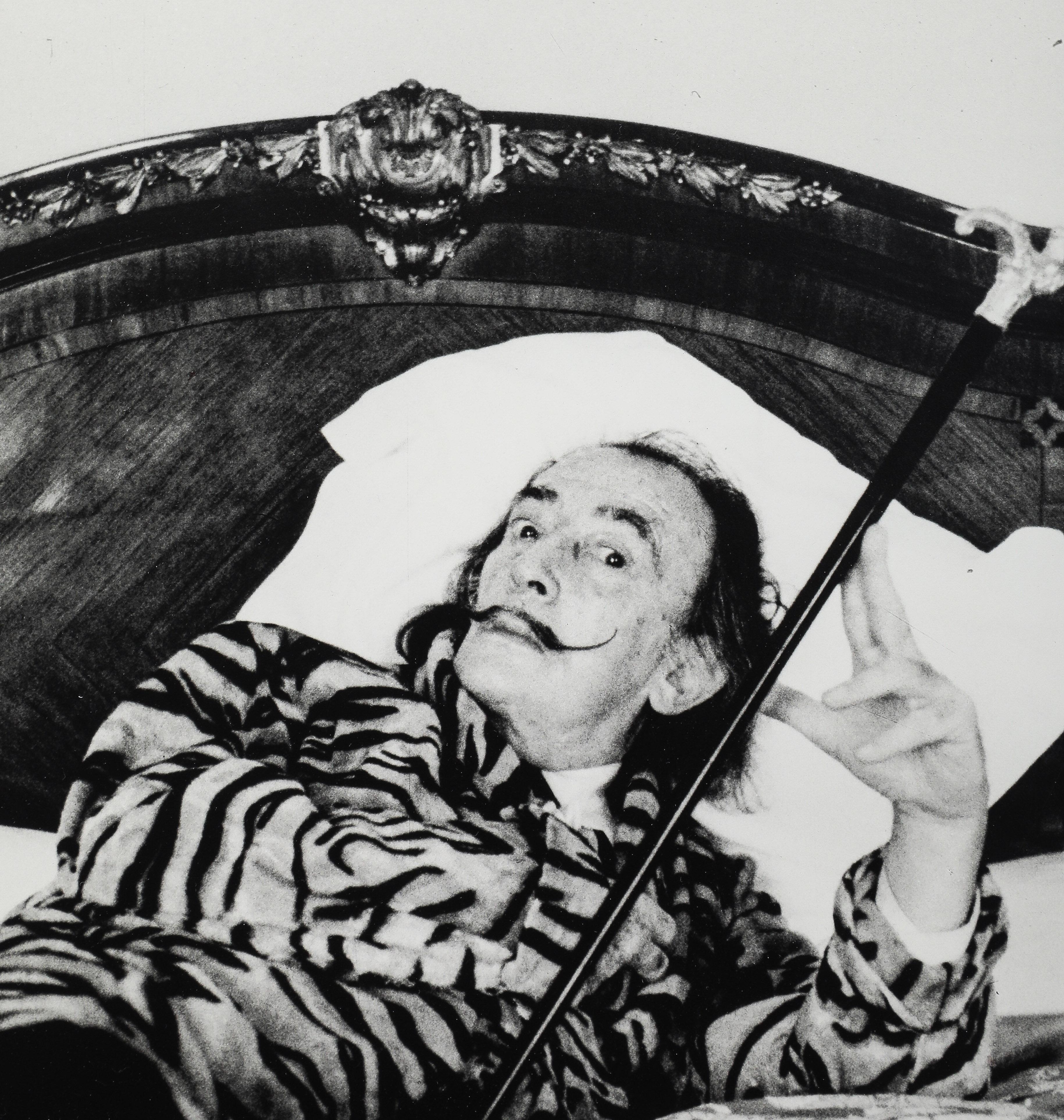 Late 20th Century Salvador Dali, Signed by Helmut Newton For Sale