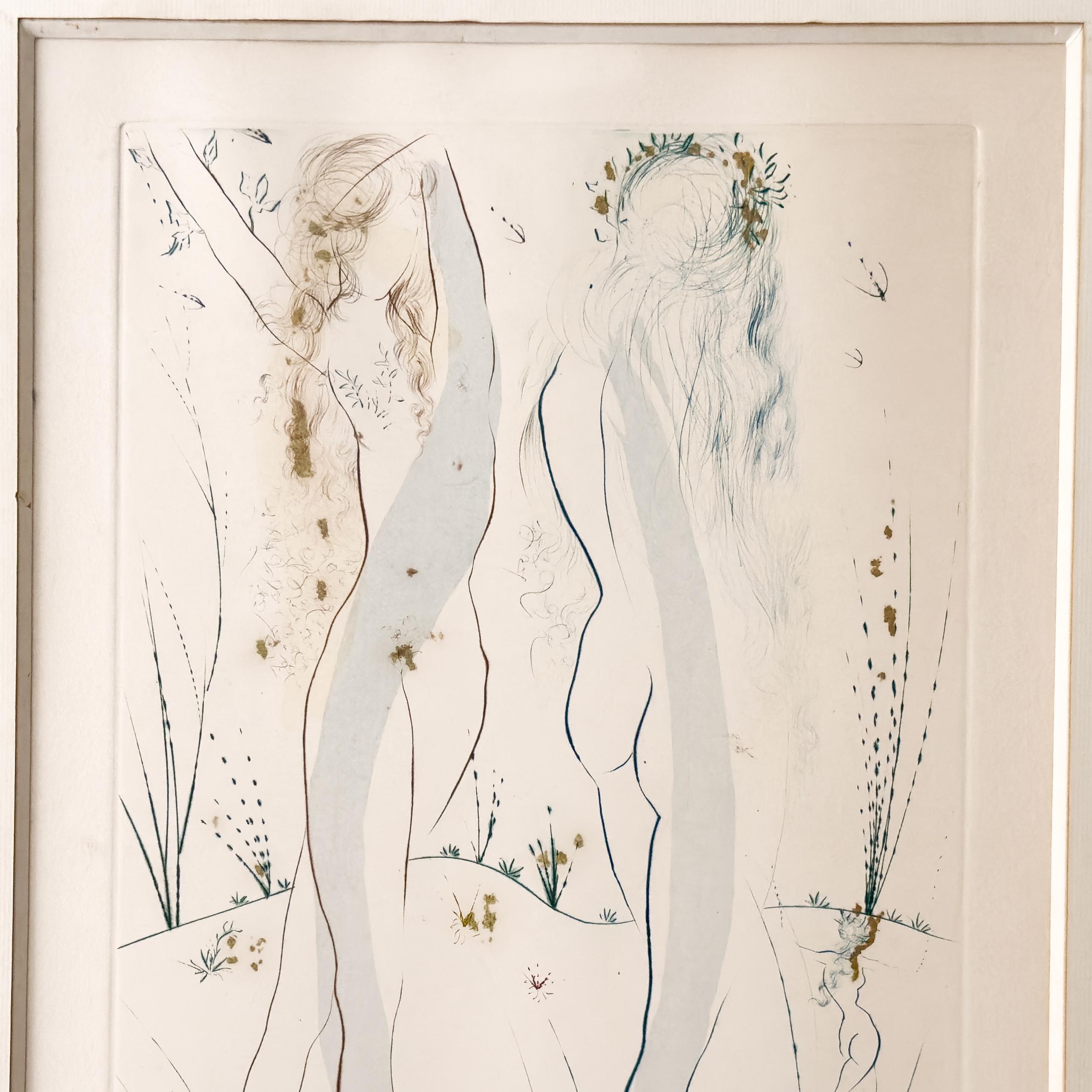 Salvador Dali Signierte Lithographie, 