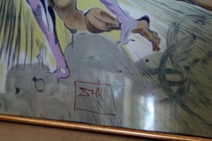 Salvador Dali Silk Scarf Foulard, 1950s