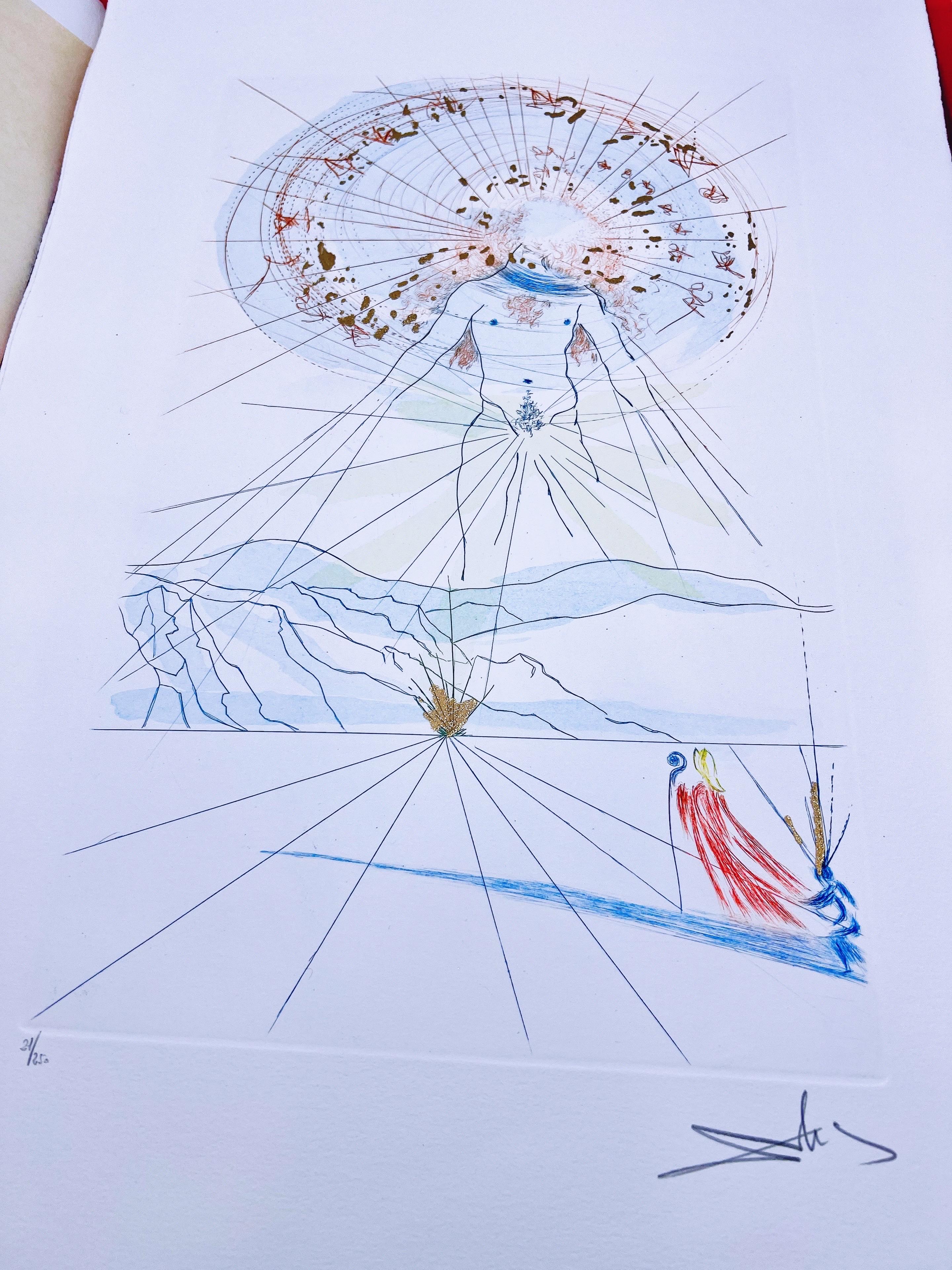 SALVADOR DALI, Song of Songs, Léon Amiel 1970, Original Signed Etchings For Sale 10