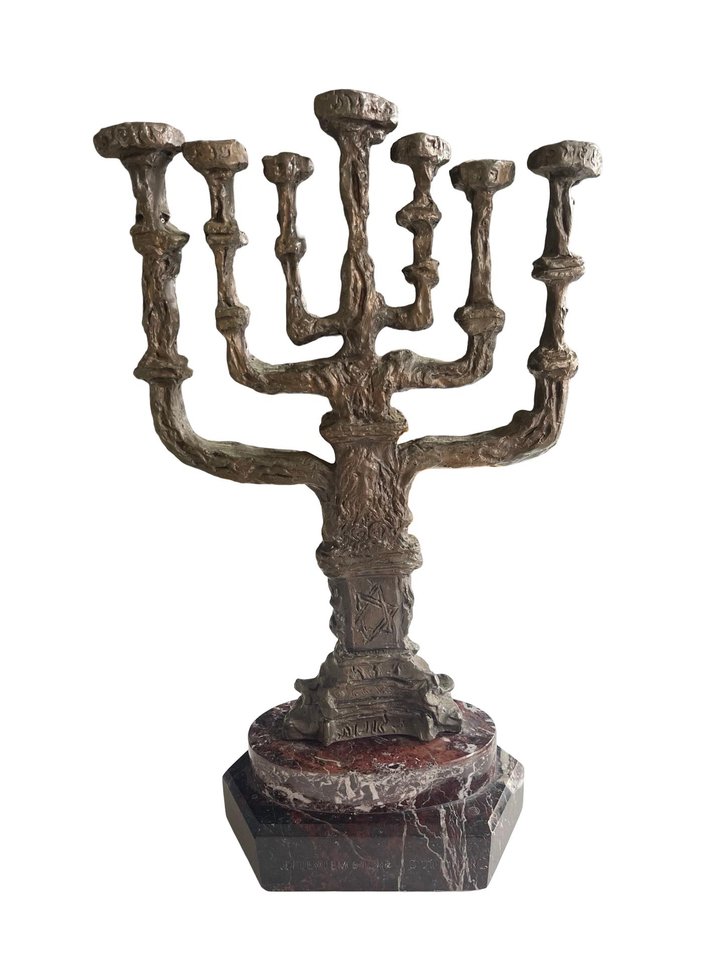 Salvador Dalí (Spanisch, 1904-1989) Friedensmenora (Ende des 20. Jahrhunderts) im Angebot