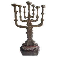 Salvador Dalí (Spanish, 1904-1989) Peace Menorah
