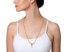 Salvador Dali St. John 18k Gold Jesus-Anhänger Kette Halskette