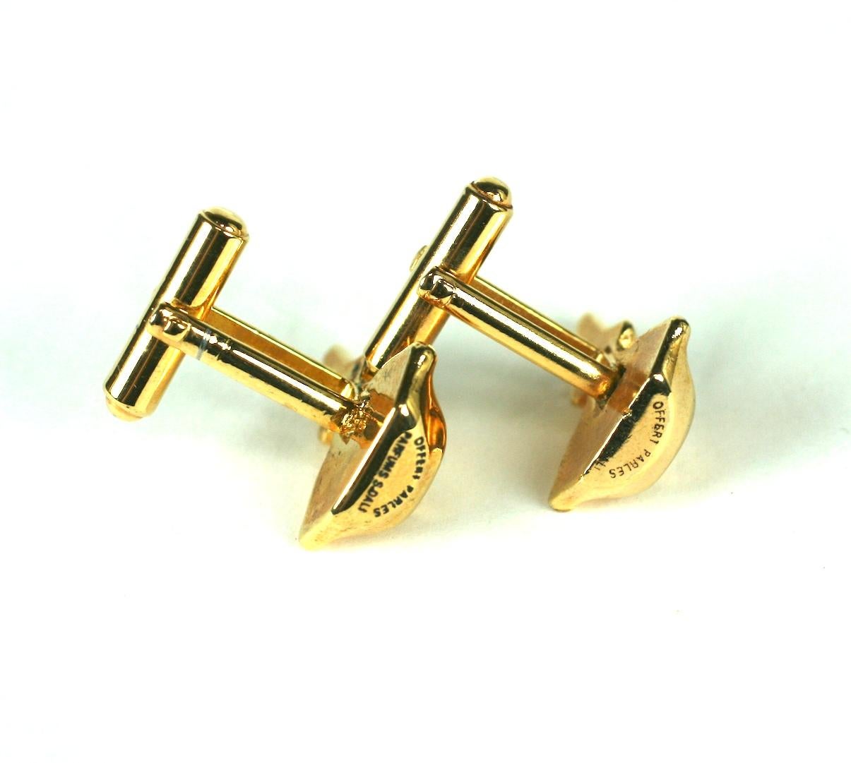 Women's or Men's Salvador Dali Surrealist Cufflinks