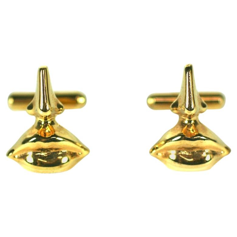 Salvador Dali Surrealist Cufflinks