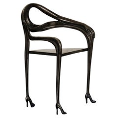 Salvador Dali - Fauteuil sculpture surréaliste Leda - Édition limitée - Label noir