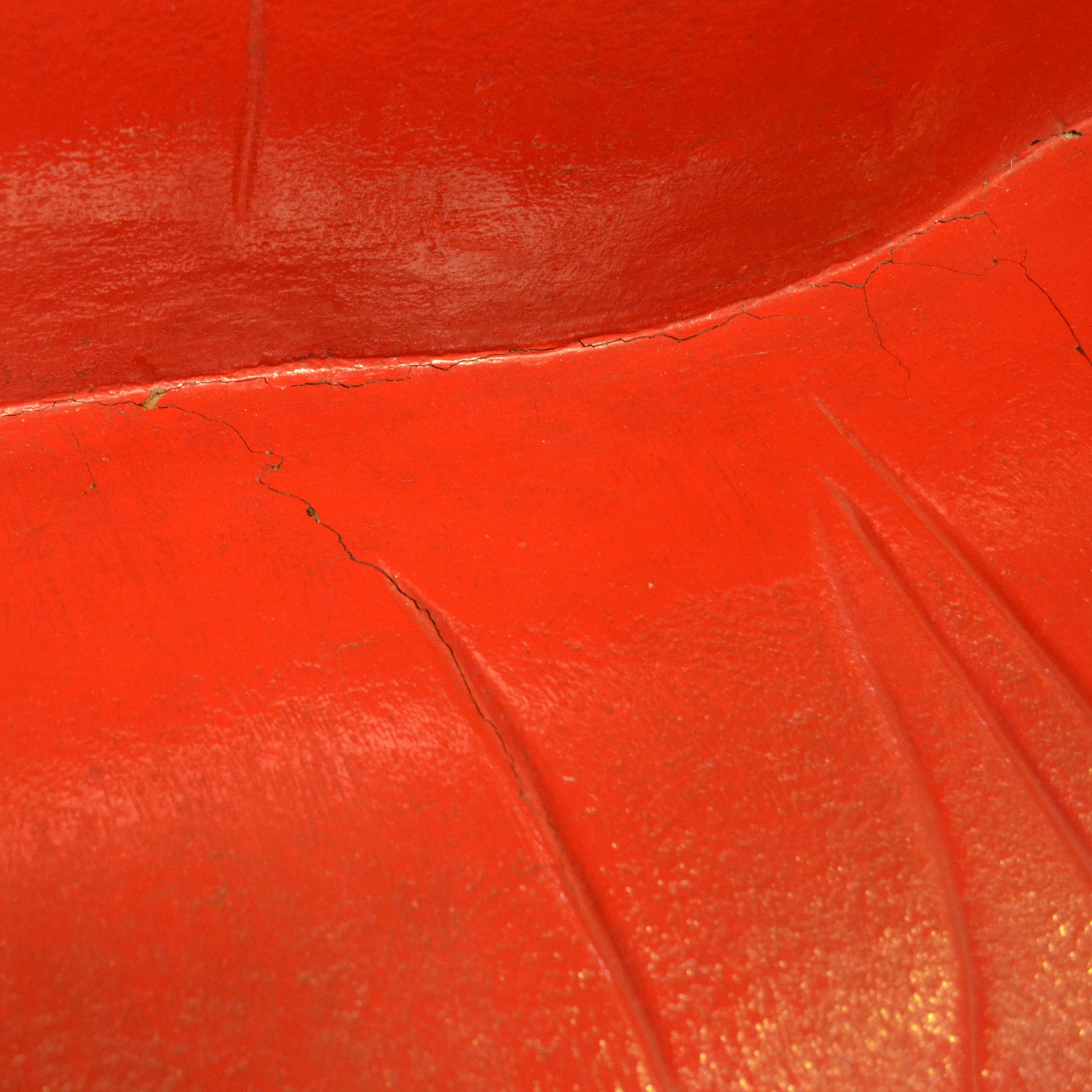 Surrealistisches Sofa „Salivasofa“ mit roten Lippen, Prototyp 4