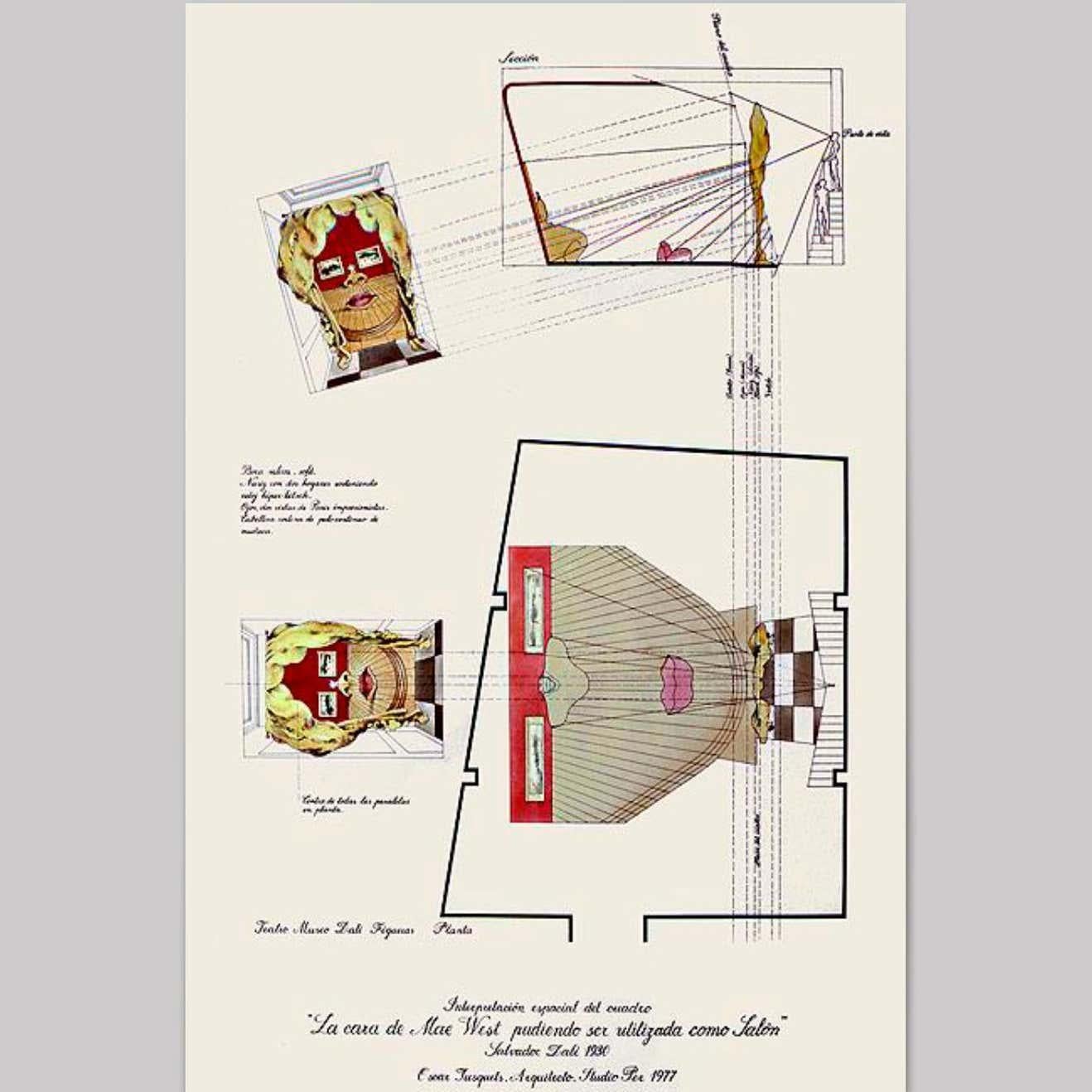Salvador Dali Surrealist 'Salivasofa' Einzigartiger Prototyp Rote Lips Sofa im Angebot 4