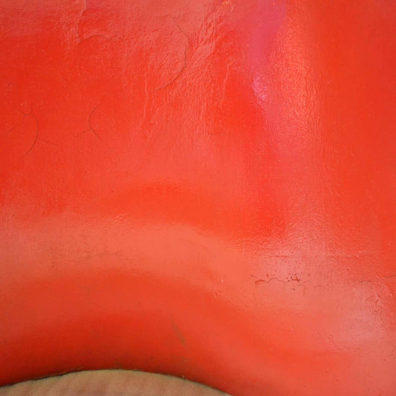 Salvador Dali Surrealist 'Salivasofa' Einzigartiger Prototyp Rote Lips Sofa (Schaumstoff) im Angebot
