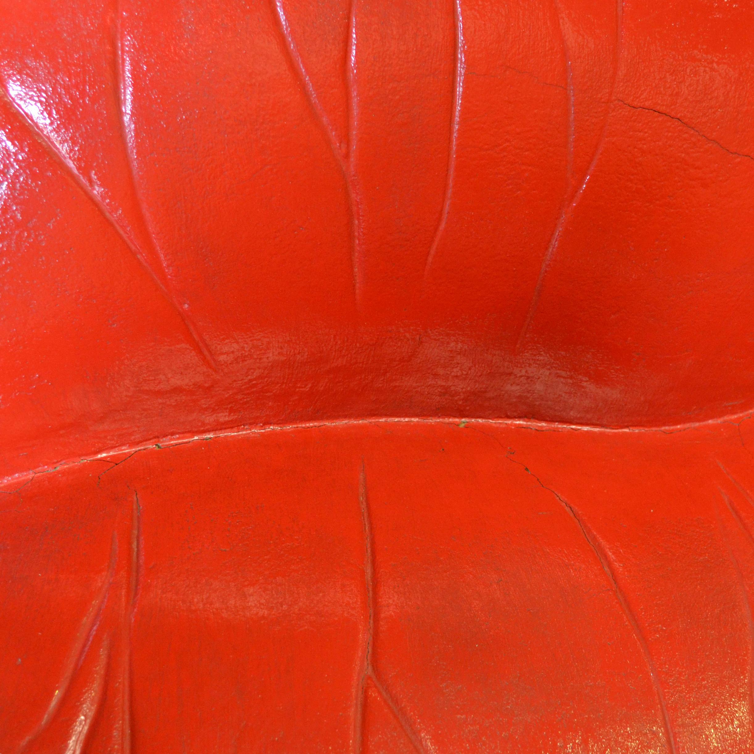 Late 20th Century Salvador Dali Surrealist 'Salivasofa' Unique Prototype Red Lips Sofa