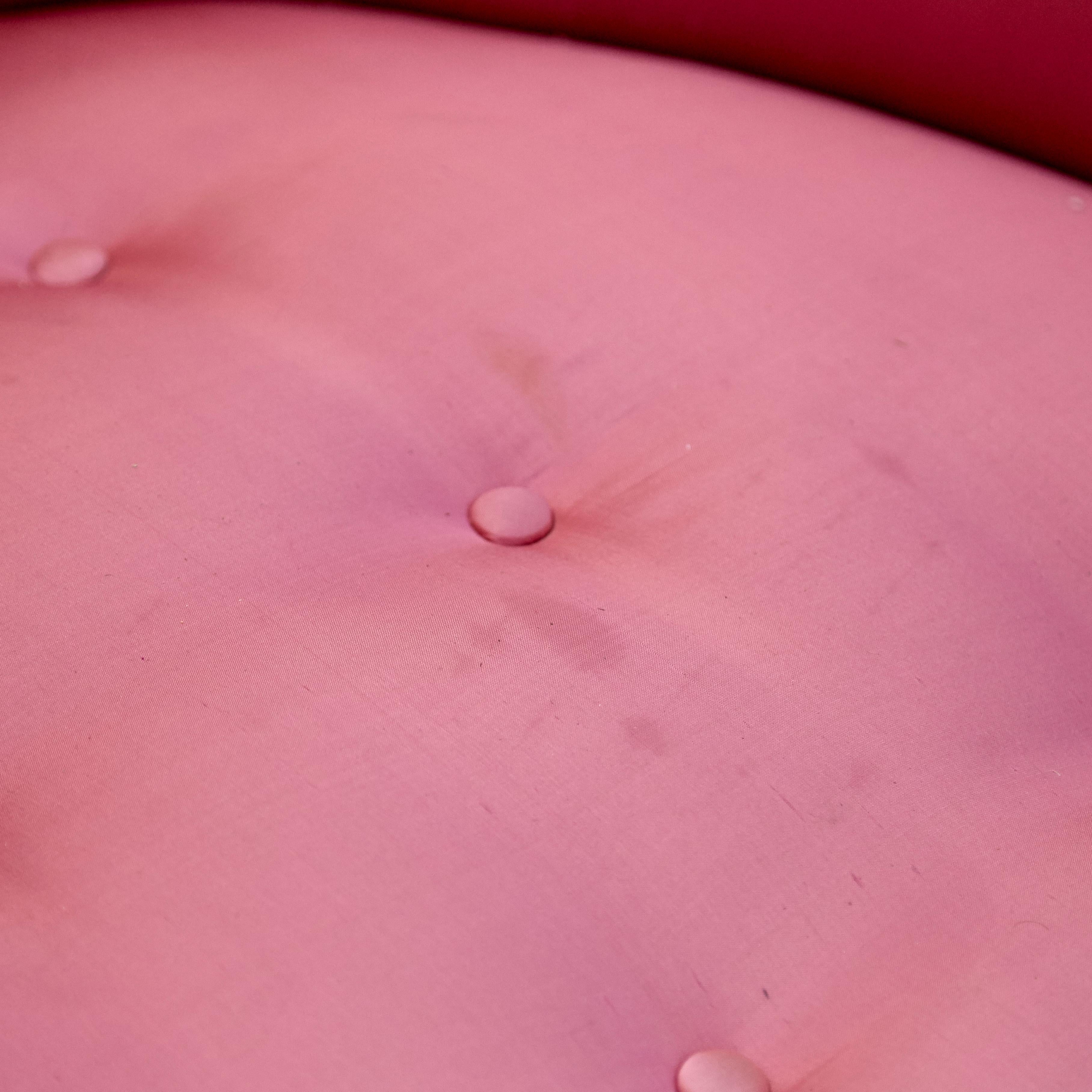 Salvador Dali Surrealist 'Vis-à-vis De Gala' Pink Upholstered Sofa, Nº 54 3