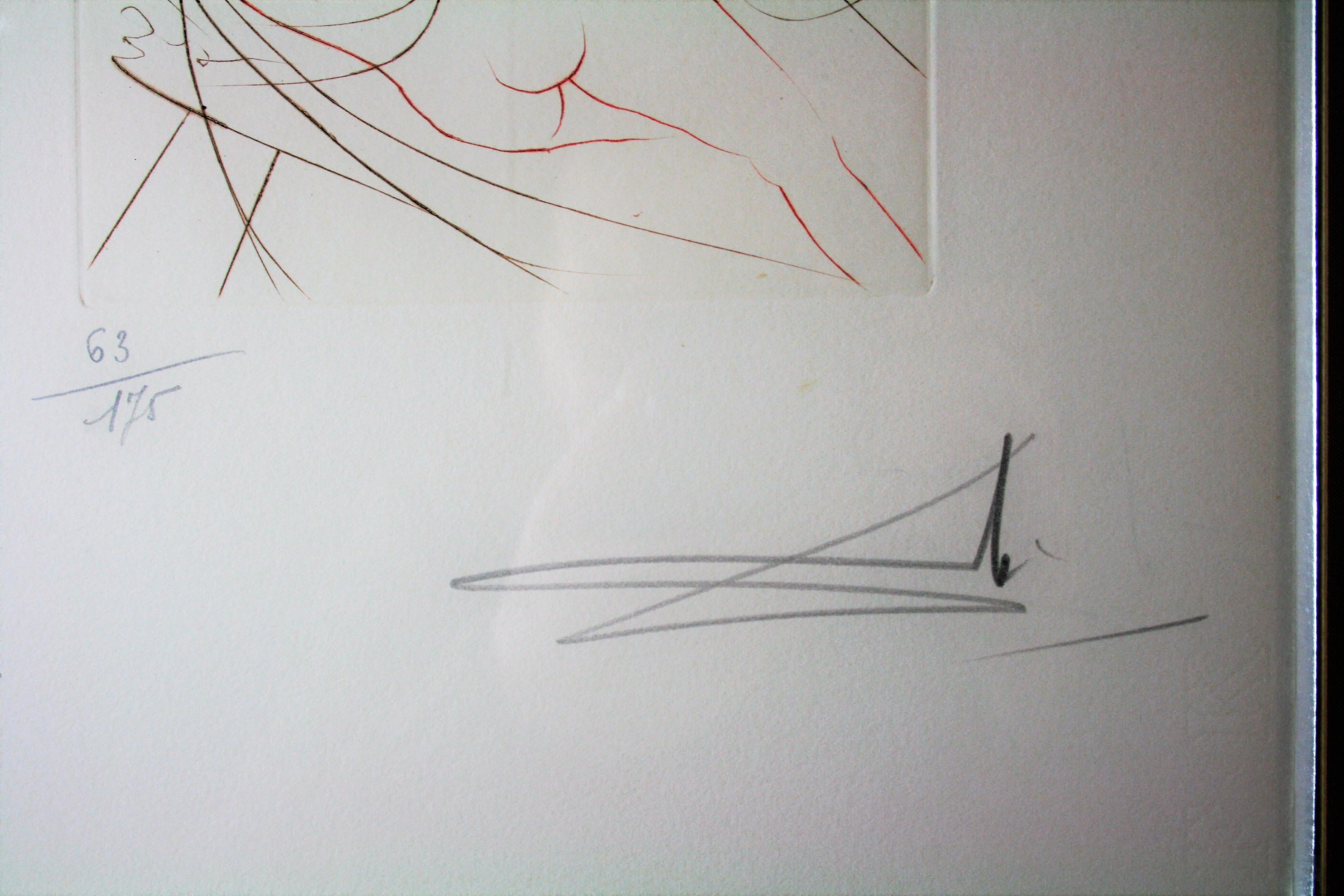 Salvador Dali « The Fantastic Ride » Lithograph Surrealist 20th Century For Sale 1