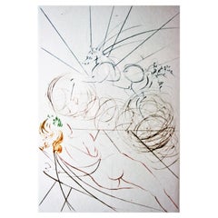 Salvador Dali « The Fantastic Ride » Lithograph Surrealist 20th Century