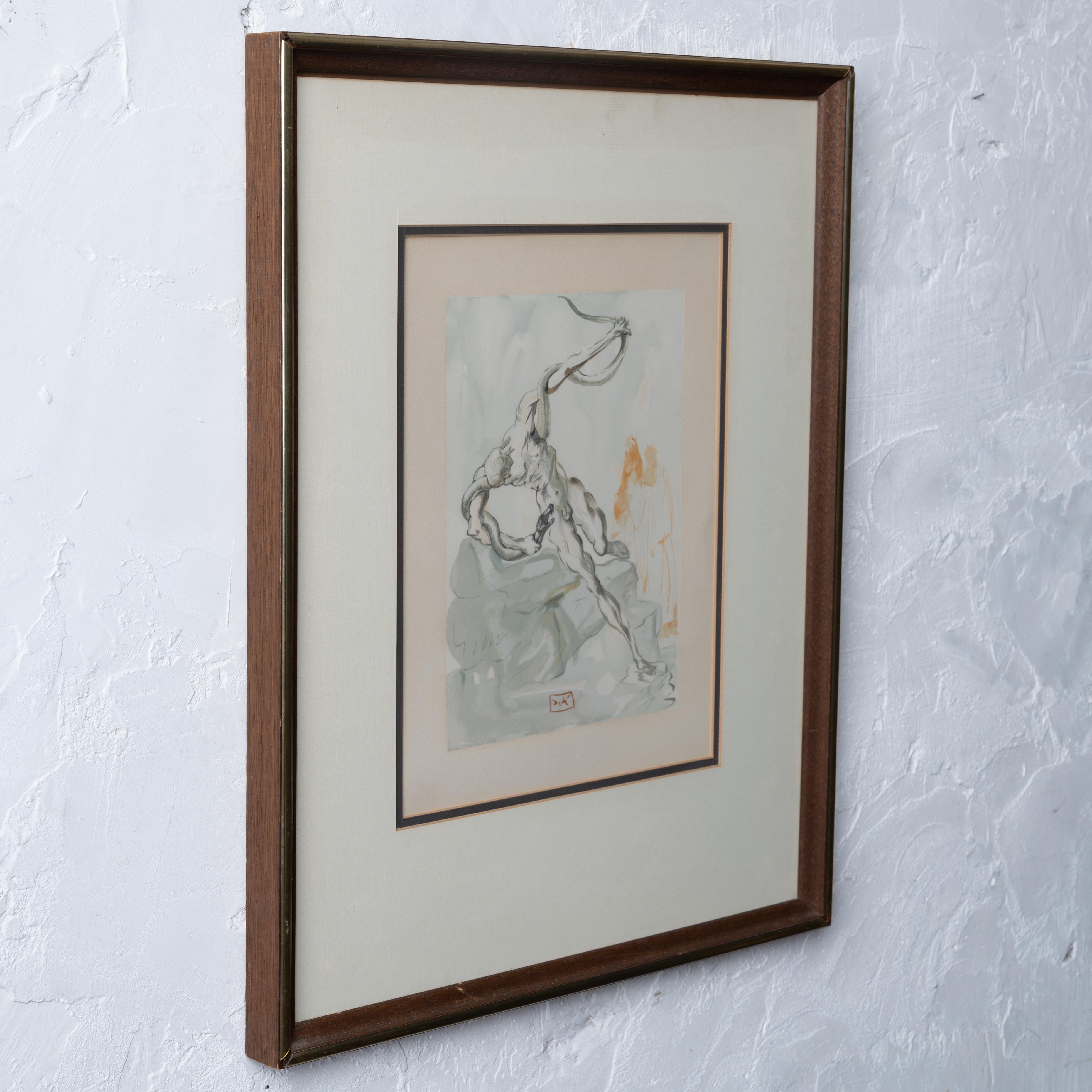 Espagnol Salvador Dalí - The Punishment of Vanni Fucci, c.1960 en vente