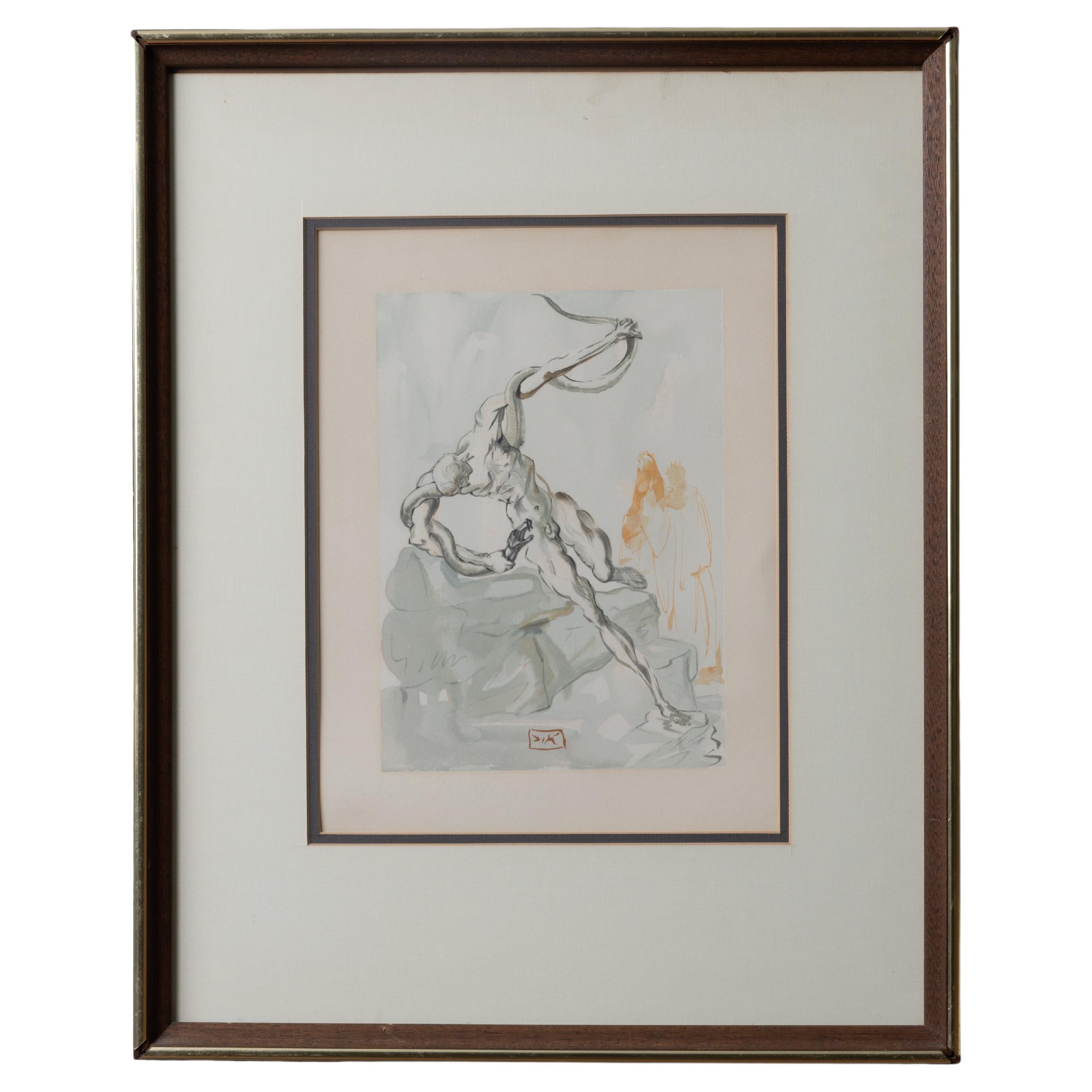 Salvador Dalí - The Punishment of Vanni Fucci, c.1960 en vente