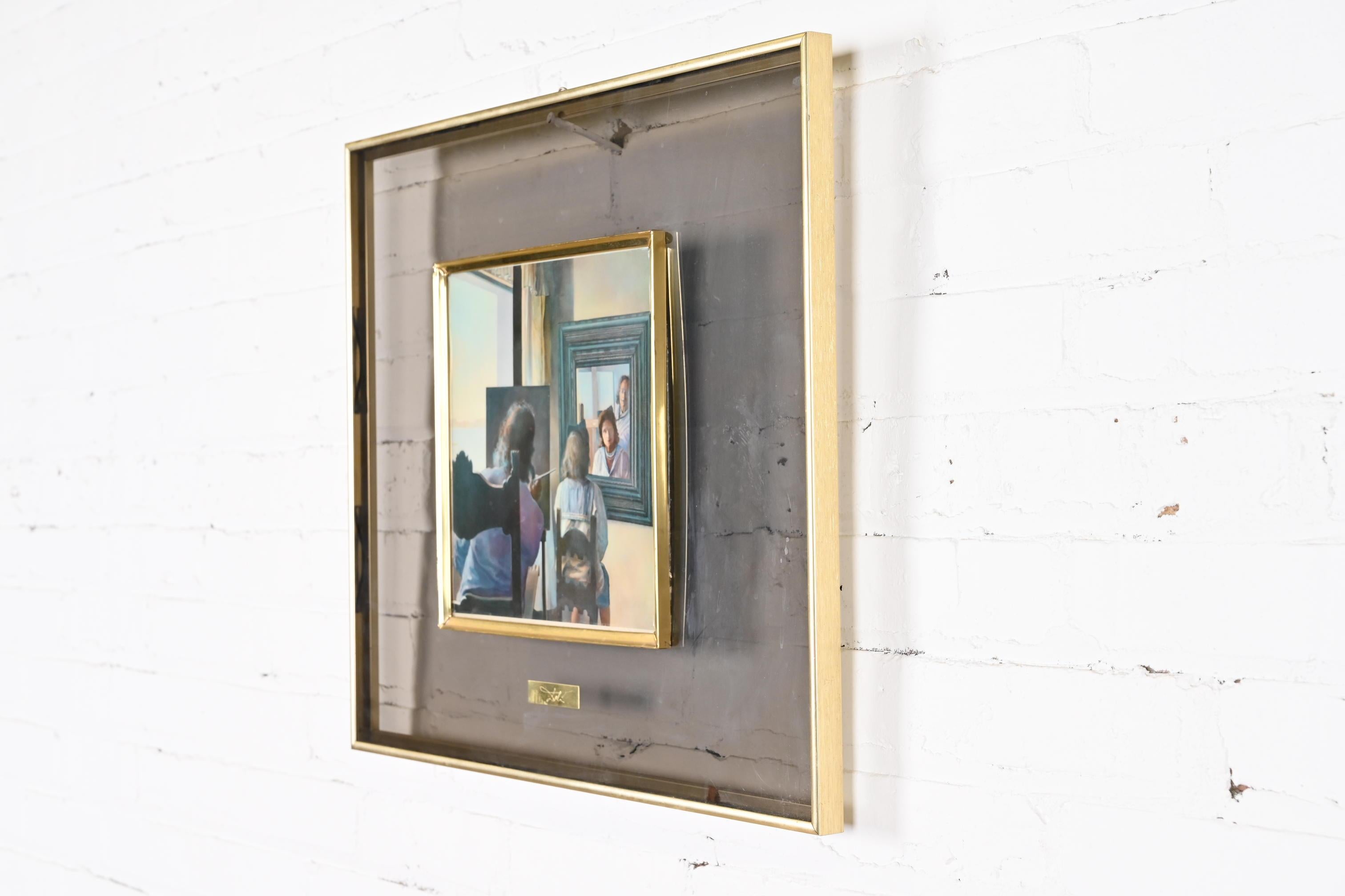 Salvador Dali: „Unfinished Stereoskopisches Bild“, gerahmter Druck (Moderne) im Angebot
