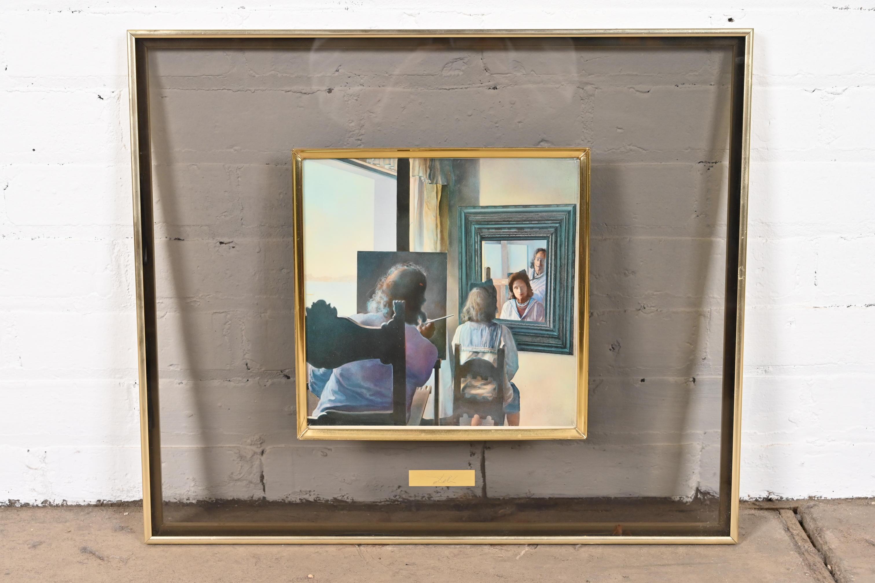Salvador Dali: „Unfinished Stereoskopisches Bild“, gerahmter Druck im Zustand „Gut“ im Angebot in South Bend, IN