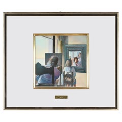 Salvador Dali: „Unfinished Stereoskopisches Bild“, gerahmter Druck