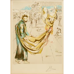 Salvador Dalí’s “The Kingdom” Hand-Signed Framed # I 343/350 Lithograph