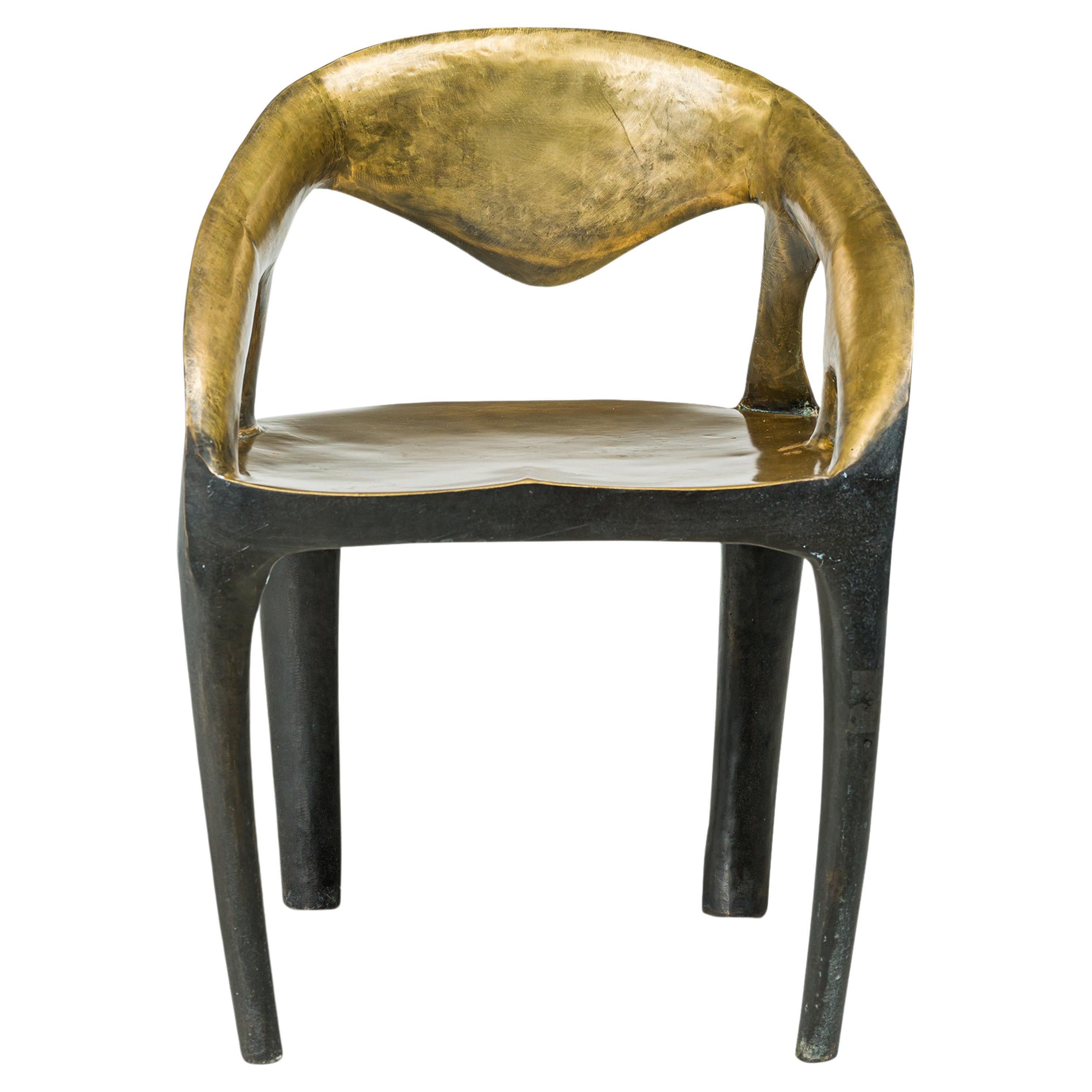 Salvador Hand-Forged Bronze Side Chair