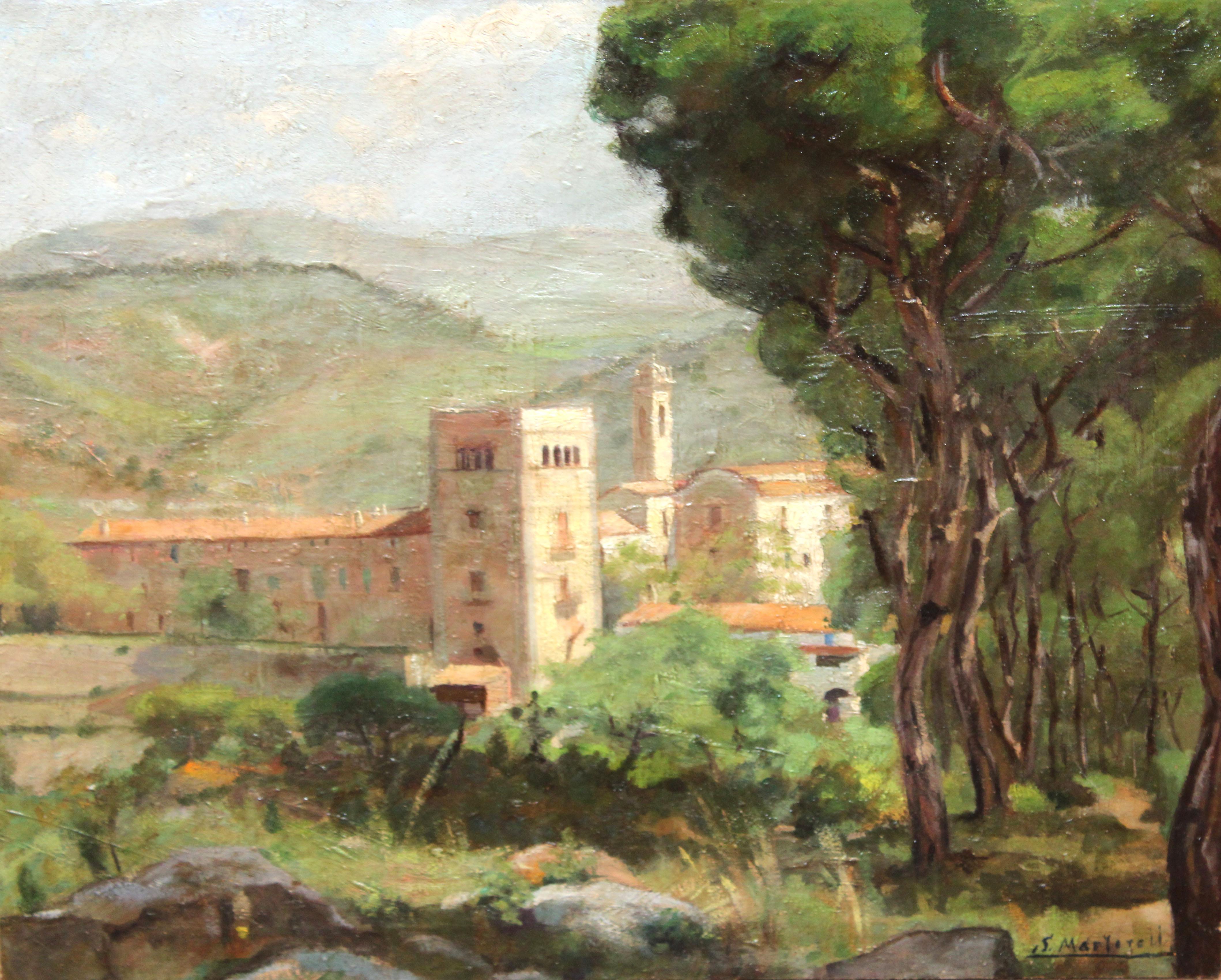 Salvador Martorell i Oller (1895-1968) Landscape Painting - Óleo sobre tela - Paisaje