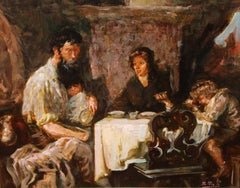 Escena familiar - Óleo sobre tela