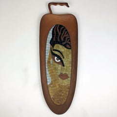 Salvador Terán 1950s Decorative Tray with Mosaic