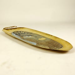 Salvador Terán 1950s Decorative Tray with Mosaic
