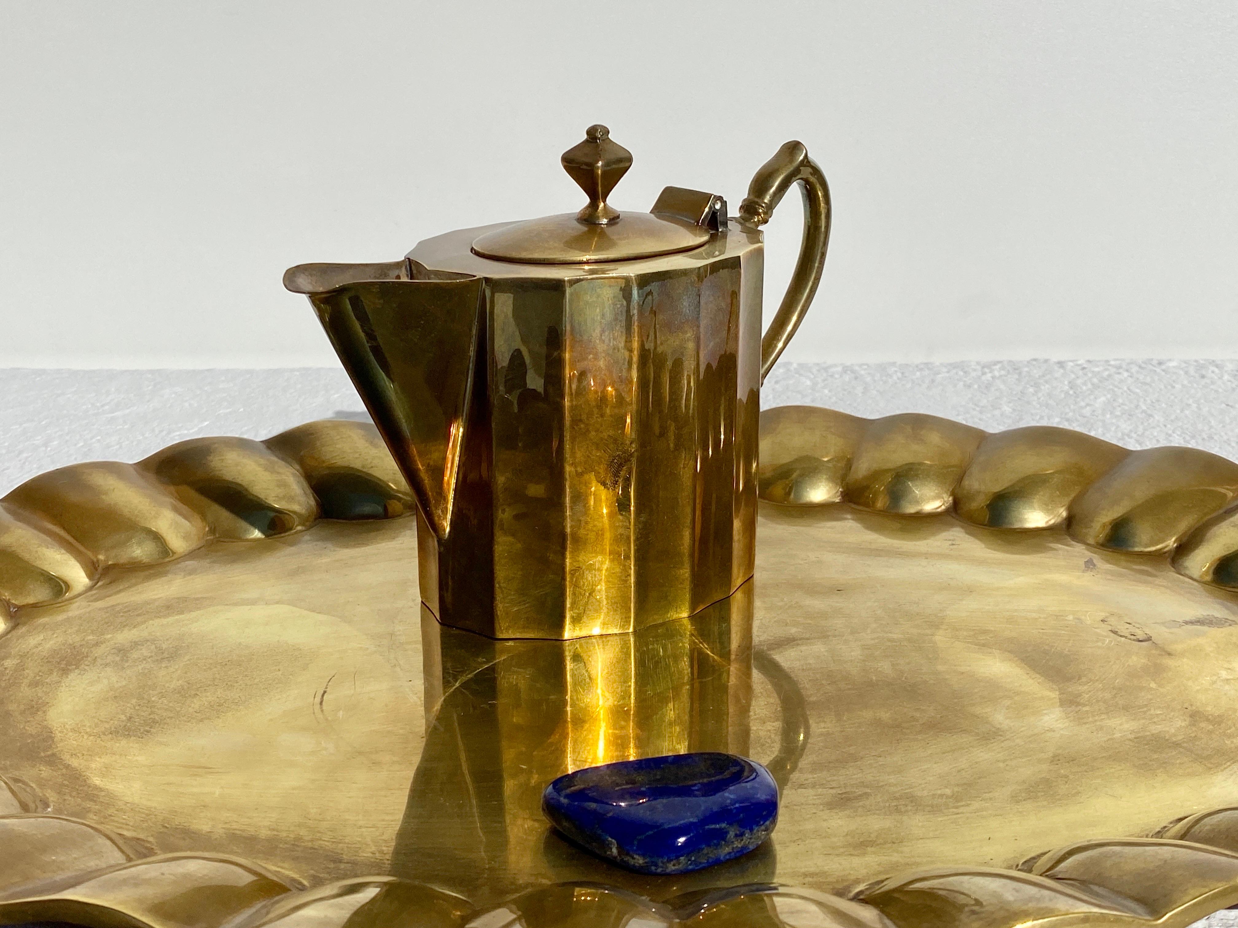 Salvador Teran Brass Tea Set 1