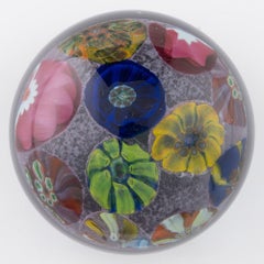 Salvador Ysart Paperweight Spaced Millefiori c1950