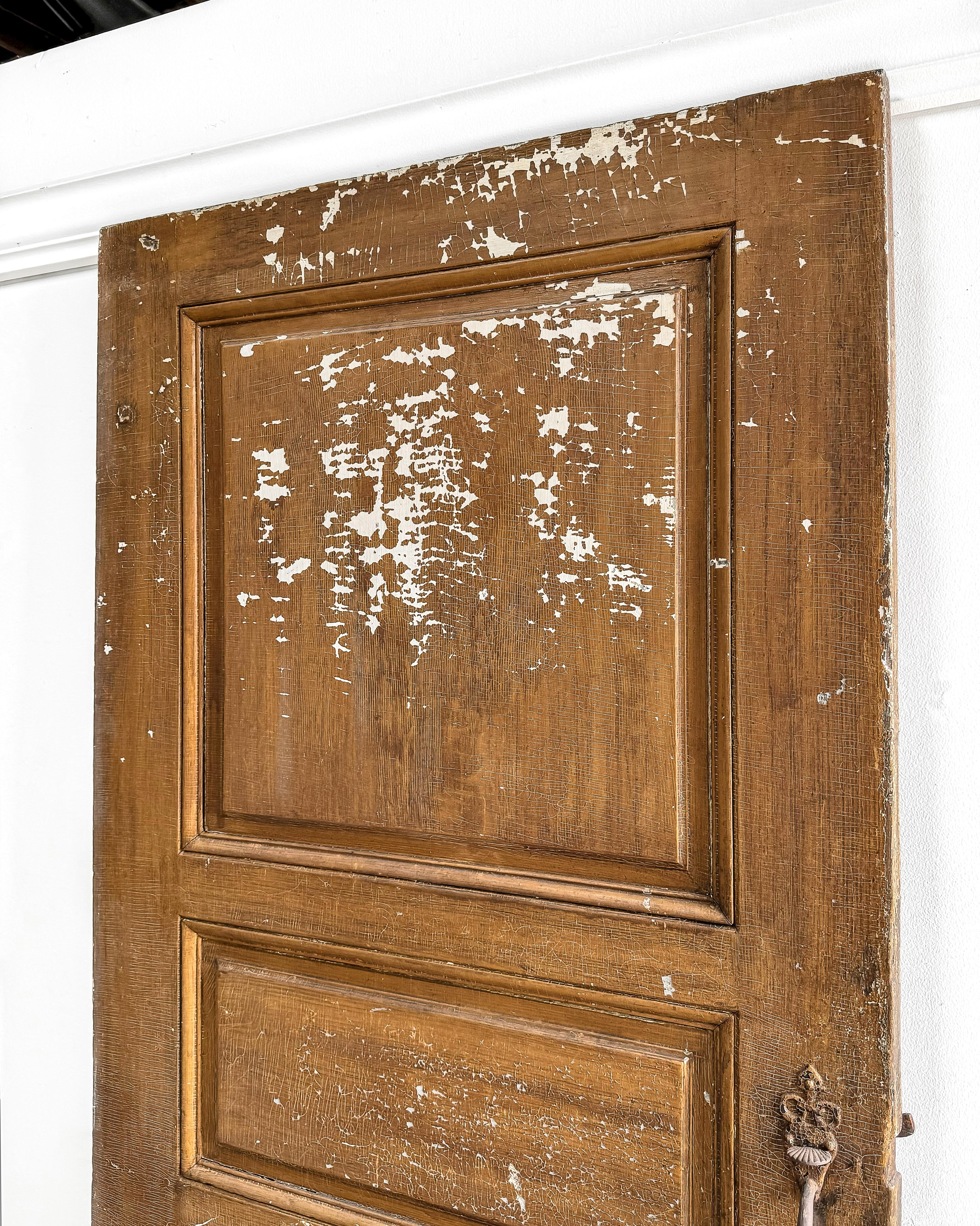 Salvaged 19th Century French Interior Door For Sale 7