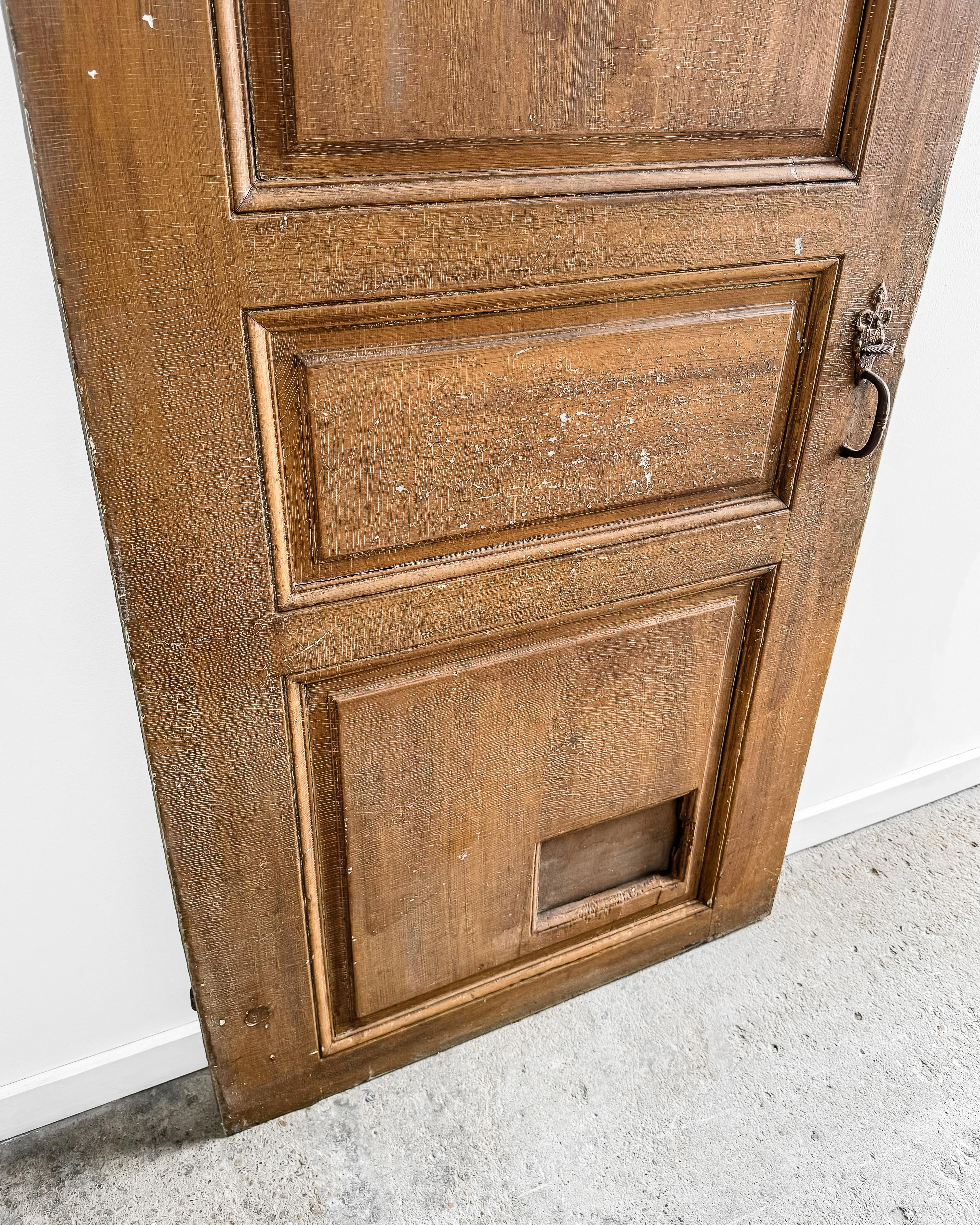 Salvaged 19th Century French Interior Door For Sale 9