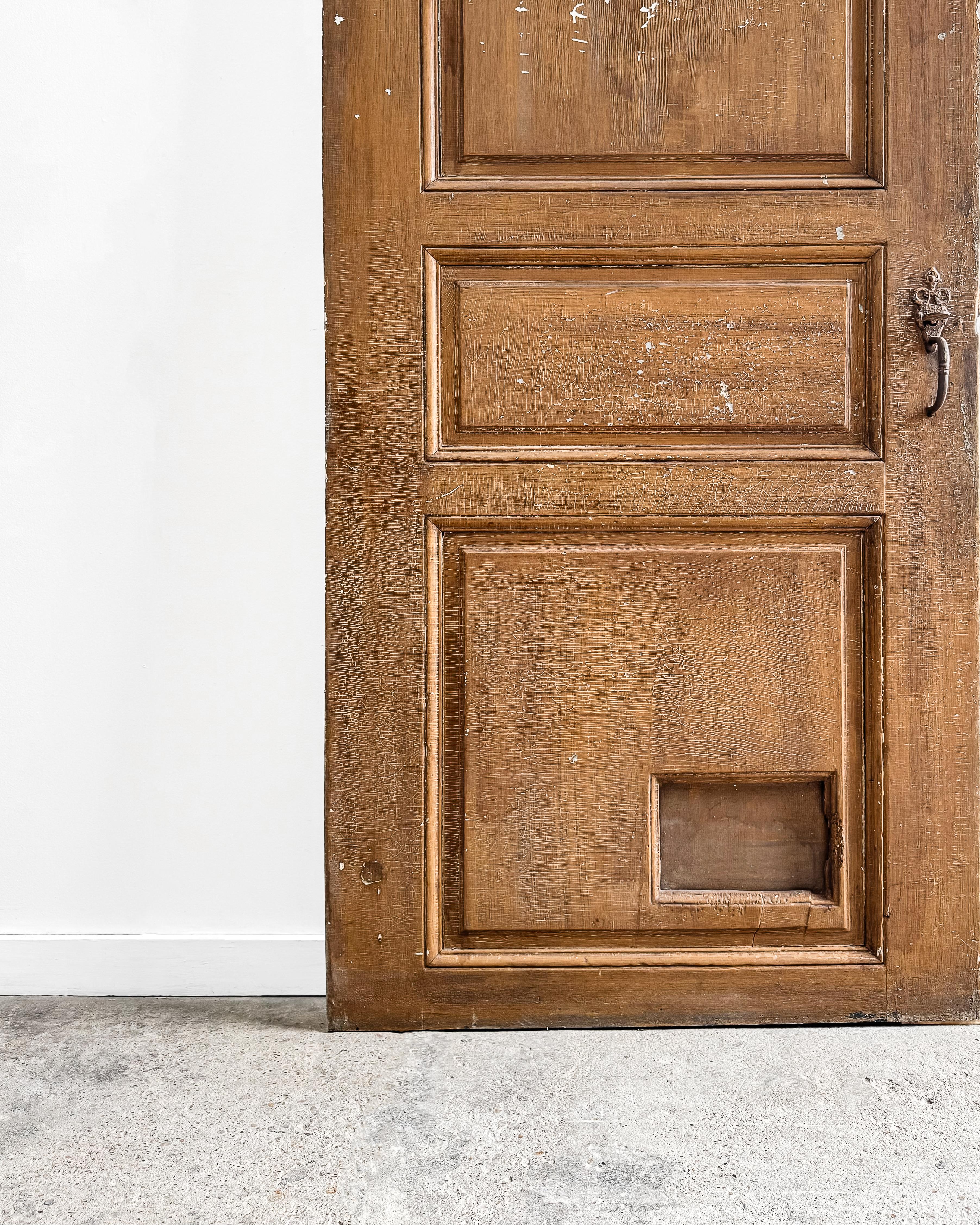 Salvaged 19th Century French Interior Door For Sale 10