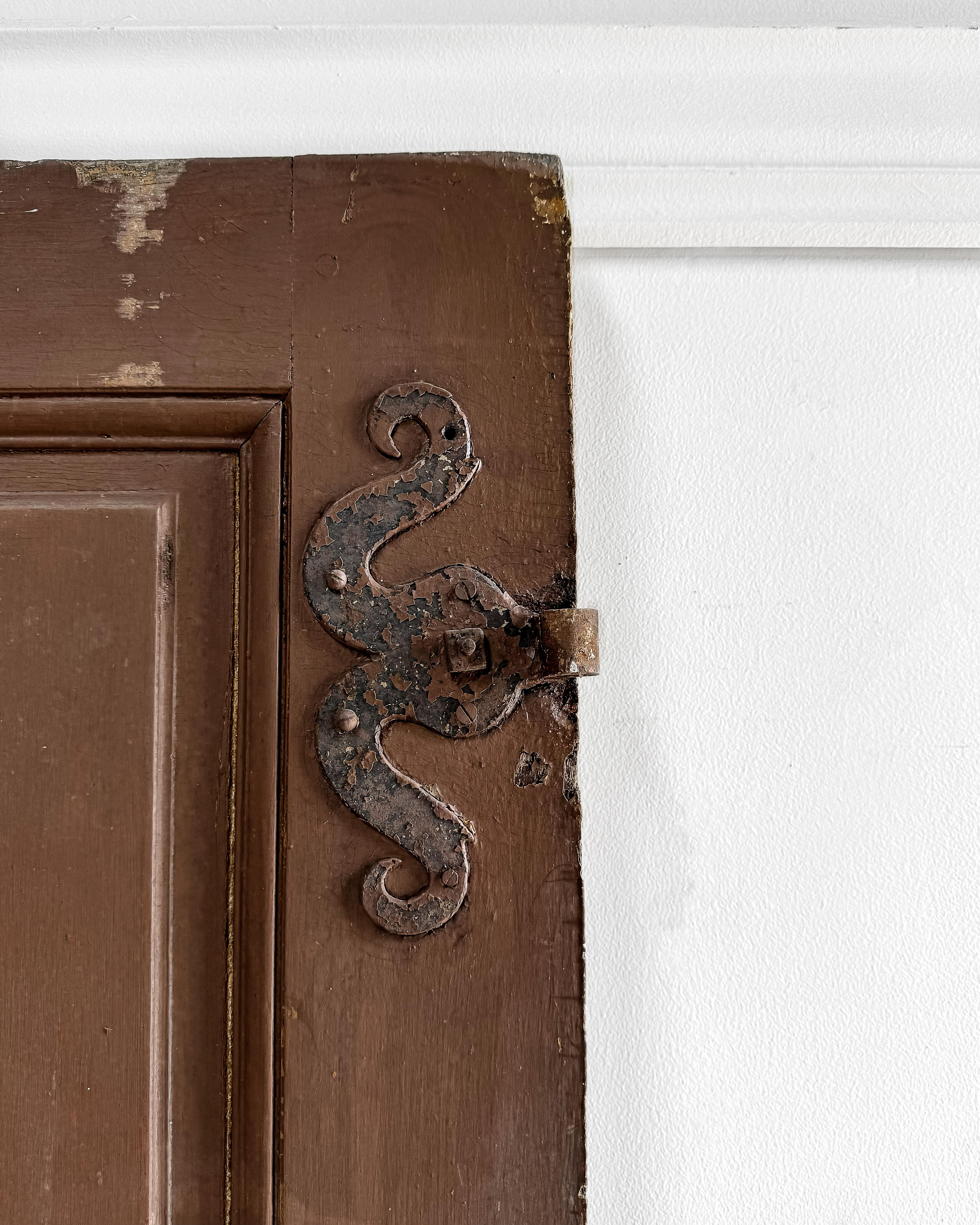 Wood Salvaged 19th Century French Interior Door For Sale